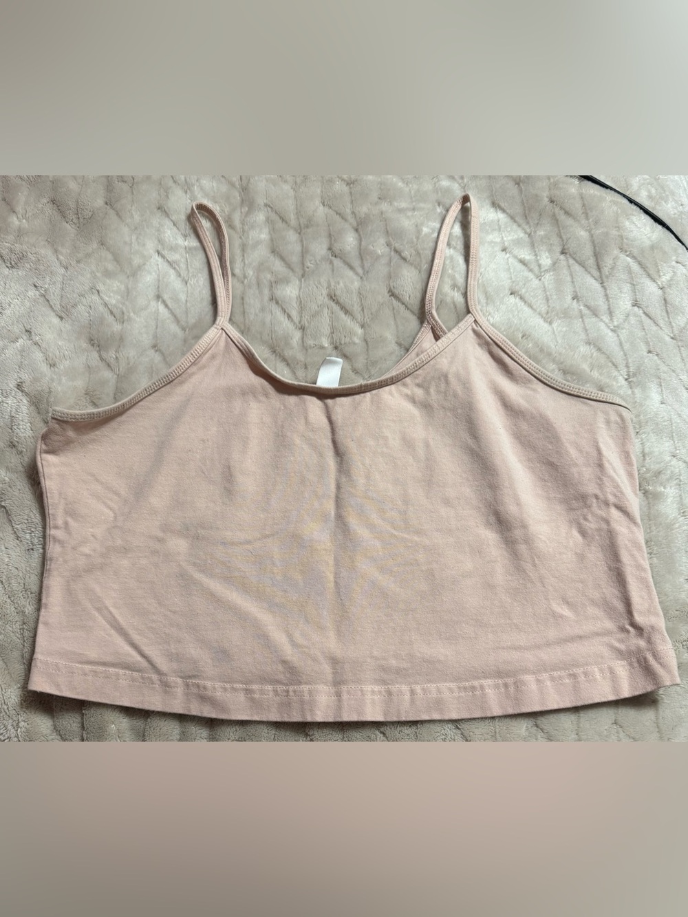 BP Lightweight Pink Cropped Cami Tank Top